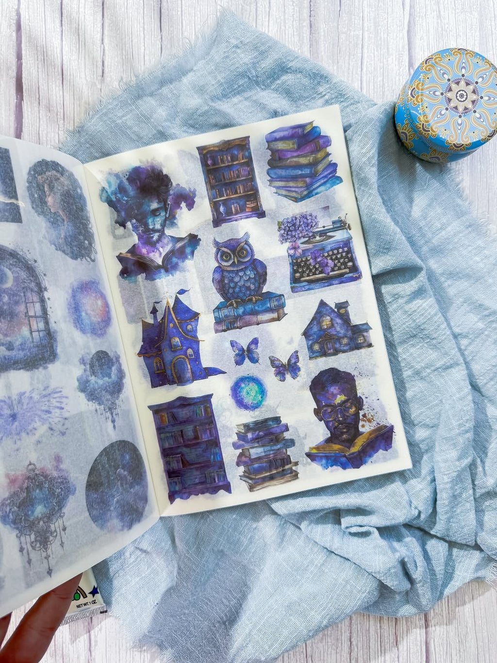 ✨💙 مجلة الملصقات 💙✨ نسخة أسرار عالم نبيولا 🌒💫✨